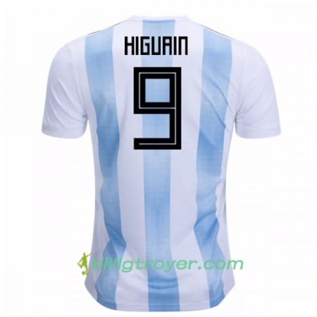 Billige Fotballdrakter Argentina Higuain 9 VM 2018 Hjemmedraktsett